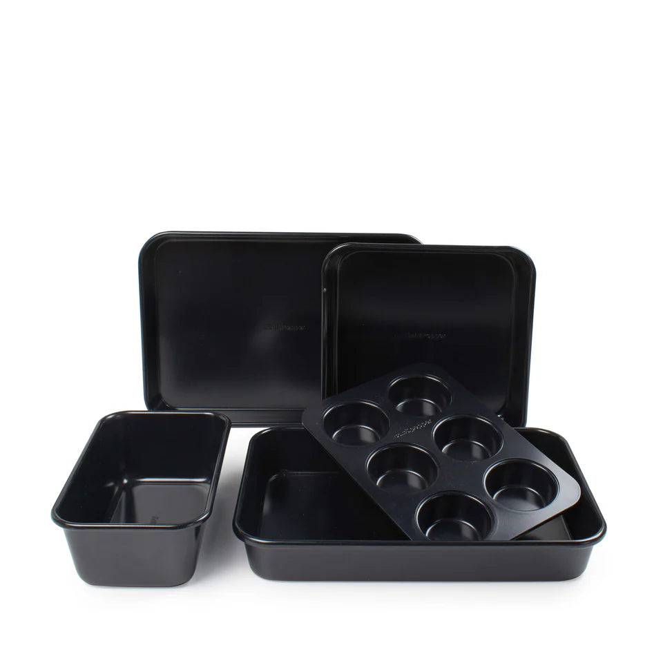 Sunday Bake Bakeware Set - 5 Piece Non-Stick Carbon Steel Baking Pans | Oven &amp; Dishwasher Safe