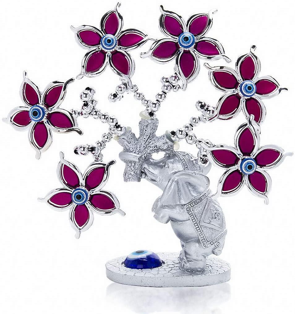 Crystal Evil Eye Feng Shui Tree – Protection &amp; Positive Energy