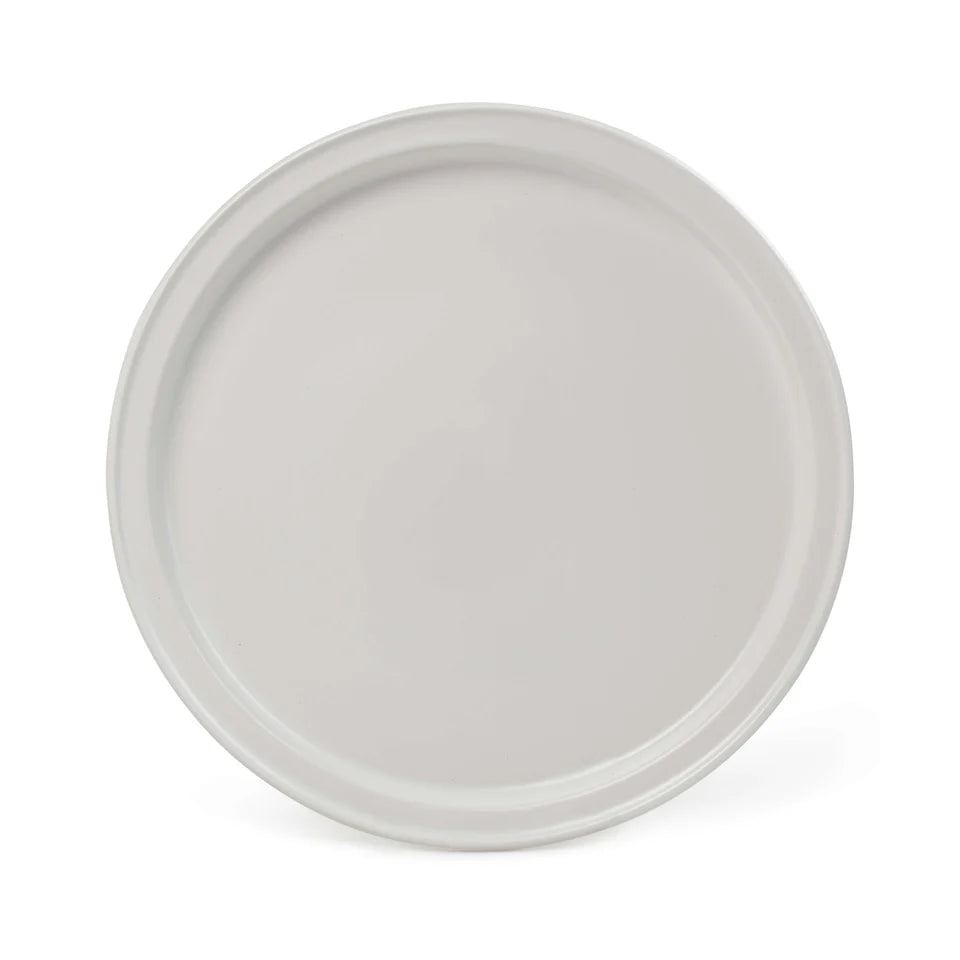 Helm 12-Piece Dinner Set - White | Rustic Stoneware Plates &amp; Bowls for Indoor &amp; Outdoor Dining