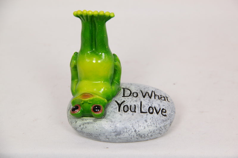 Yoga Frog Figurines I Inspirational Zen Decor – 10cm