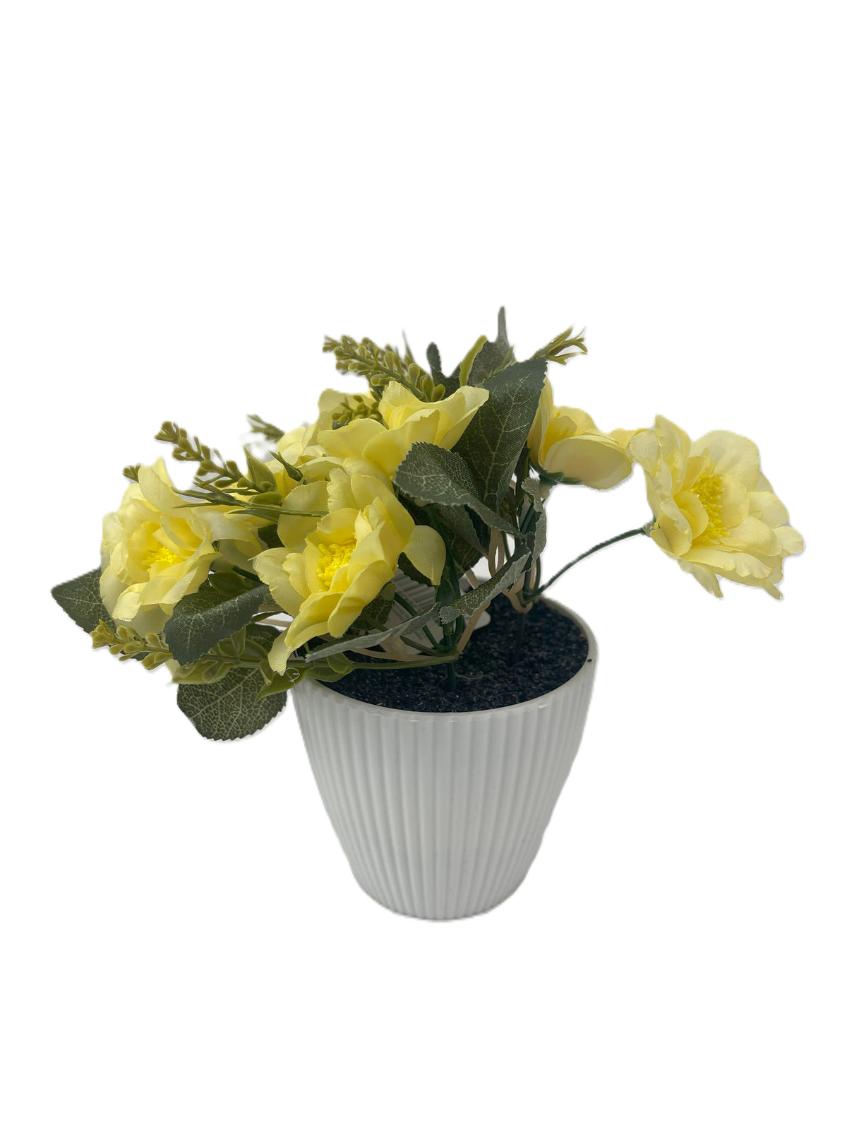 Elegant Artificial Mini Rose Pots – 16cm | Decorative Floral Arrangements