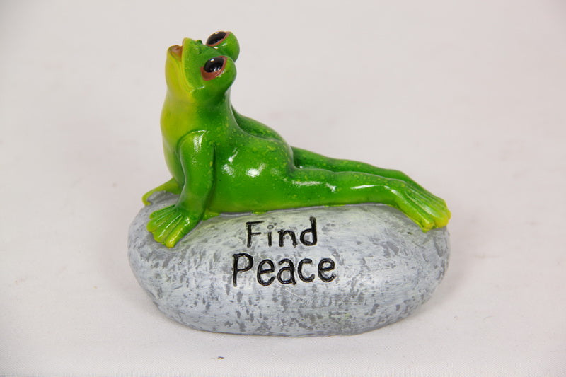 Yoga Frog Figurines I Inspirational Zen Decor – 10cm