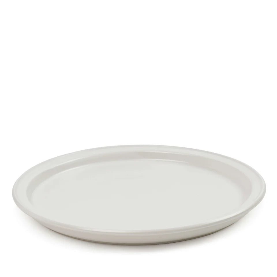 Helm 12-Piece Dinner Set - White | Rustic Stoneware Plates &amp; Bowls for Indoor &amp; Outdoor Dining