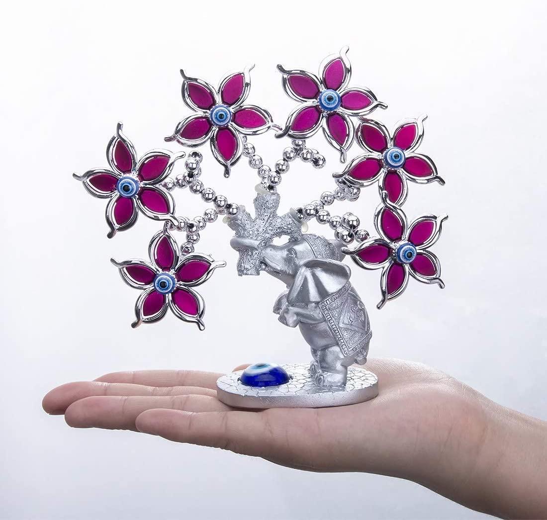 Crystal Evil Eye Feng Shui Tree – Protection &amp; Positive Energy