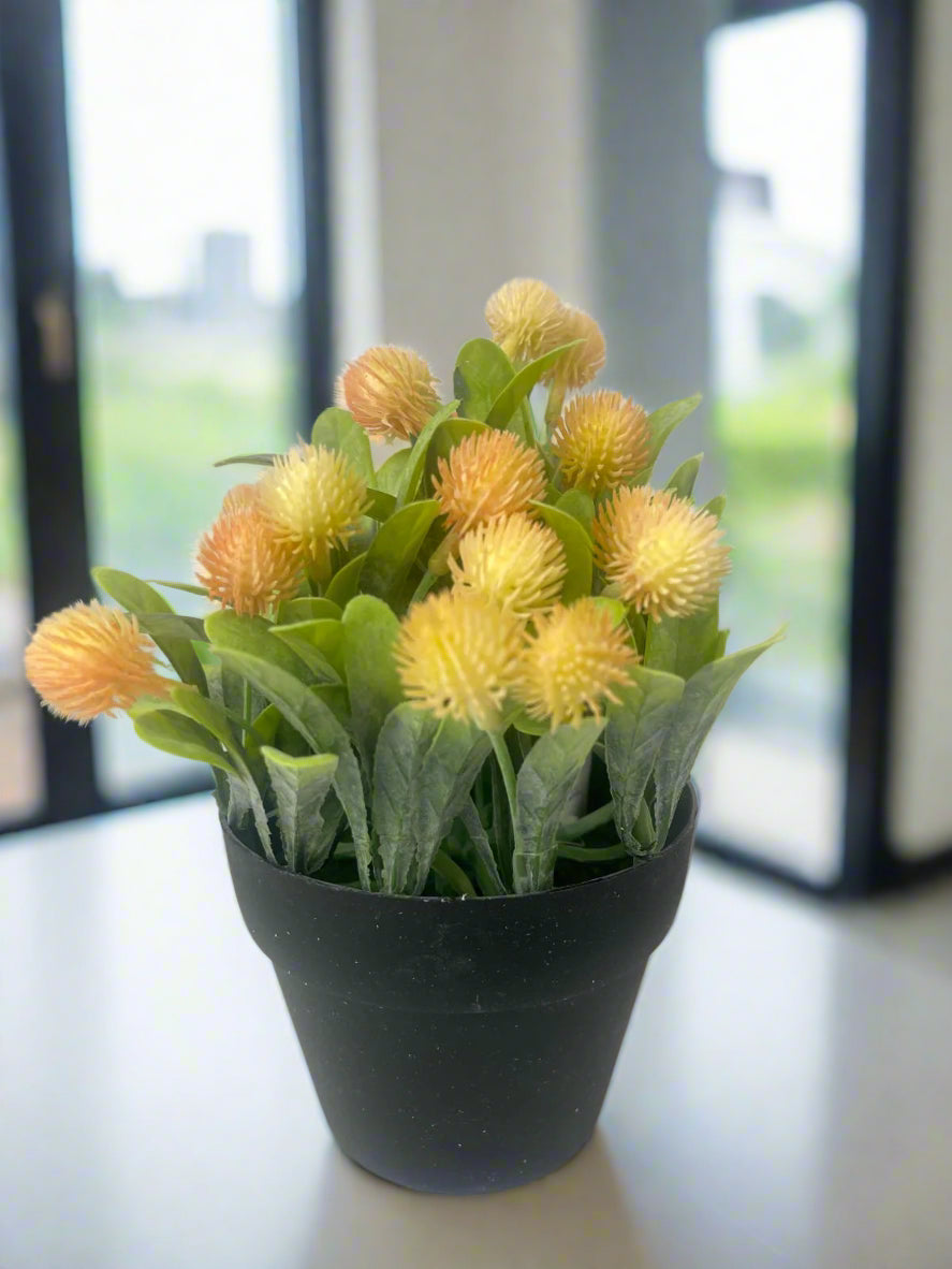 Artificial Protea in a Pot – 20cm