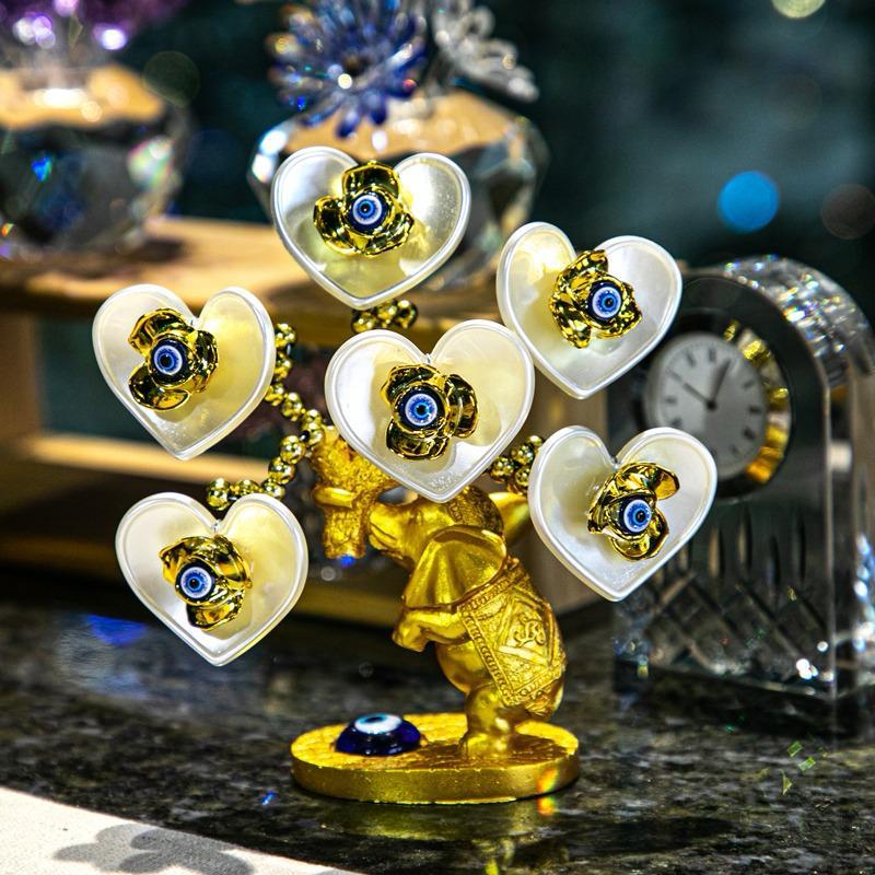 Evil Eye Feng Shui Tree – Handmade Protection &amp; Prosperity Home Decor