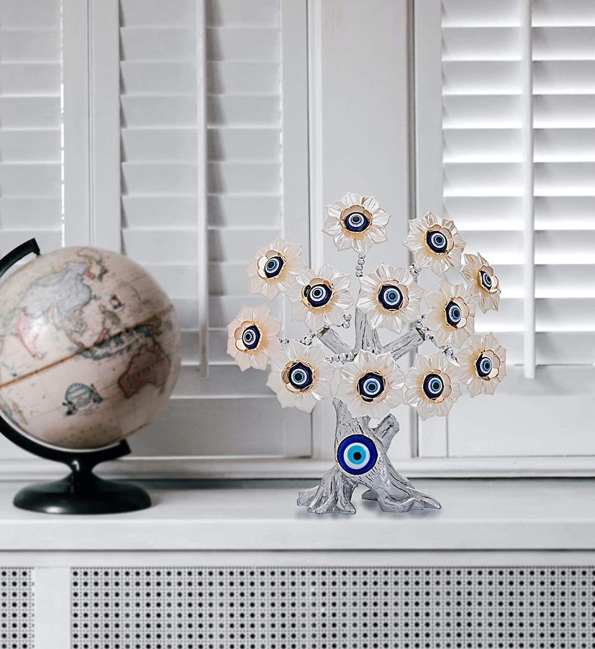 Evil Eye Feng Shui Tree – Handmade Protection &amp; Prosperity Home Decor