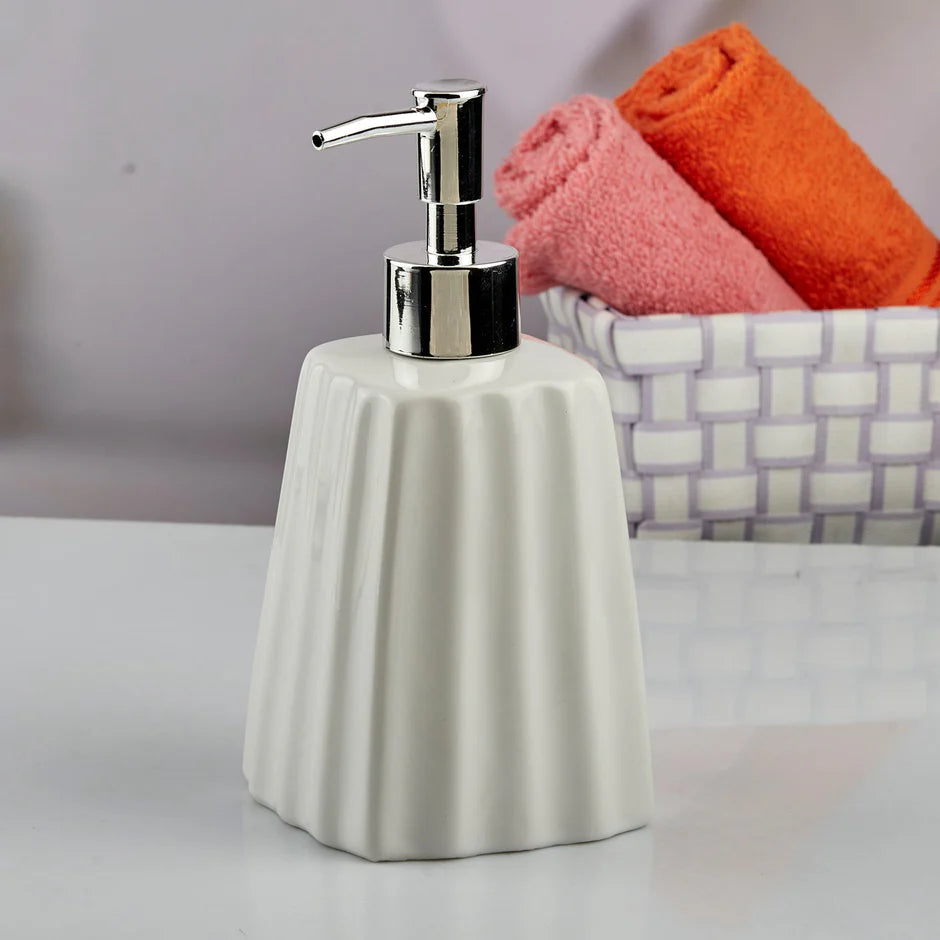 Cairo Ceramic Soap Dispenser -White