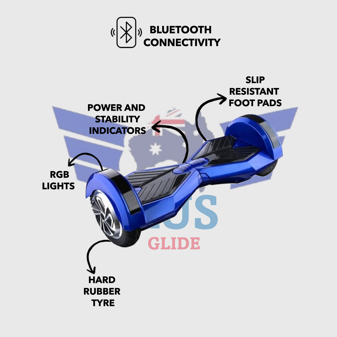 Australia Hoverboard 8&quot; Wheel Lamborghini Style Hoverboard Scooter - Blue Colour