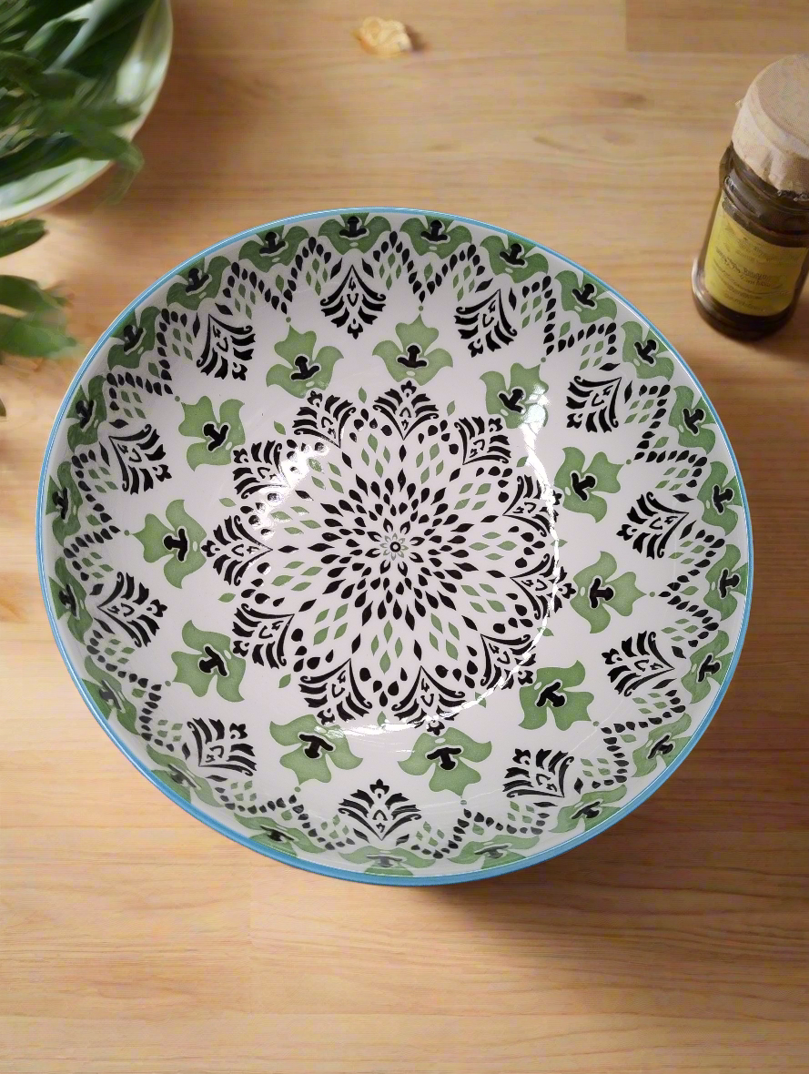 Moroccan Style Serving Bowl - 25.5cm