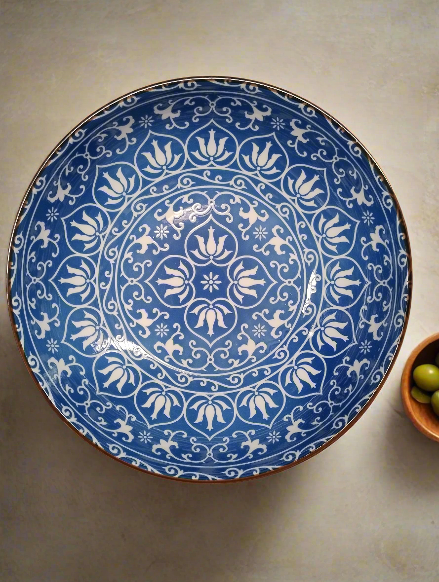 Moroccan Style Serving Bowl - 25.5cm