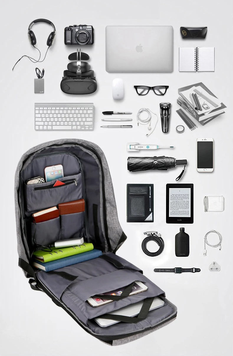 Anti-Theft 18L Laptop Backpack