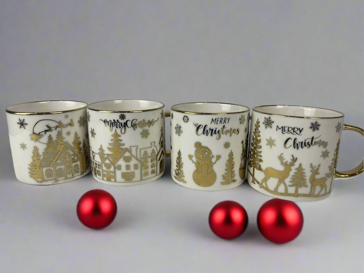 Christmas Cups-Golden