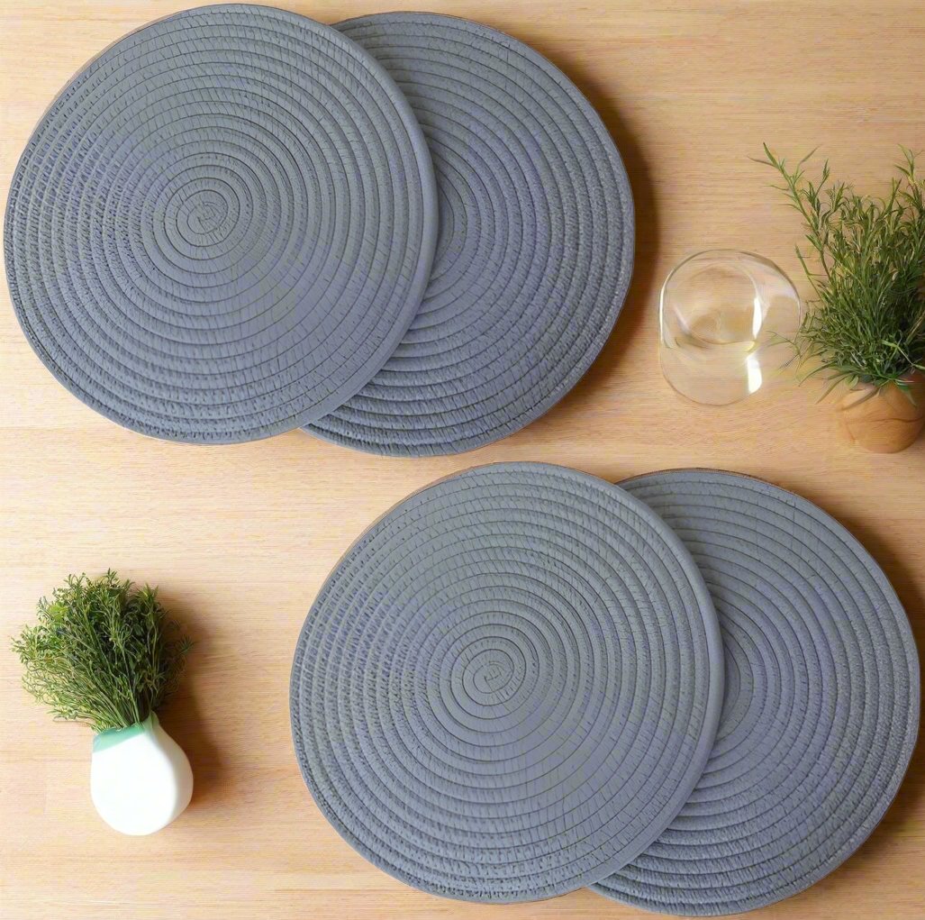 DEMI COTTON ROUND PLACEMAT