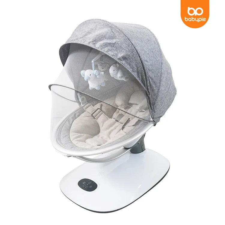 Electric Baby swing chair Grey BLISS Gifts Homewares