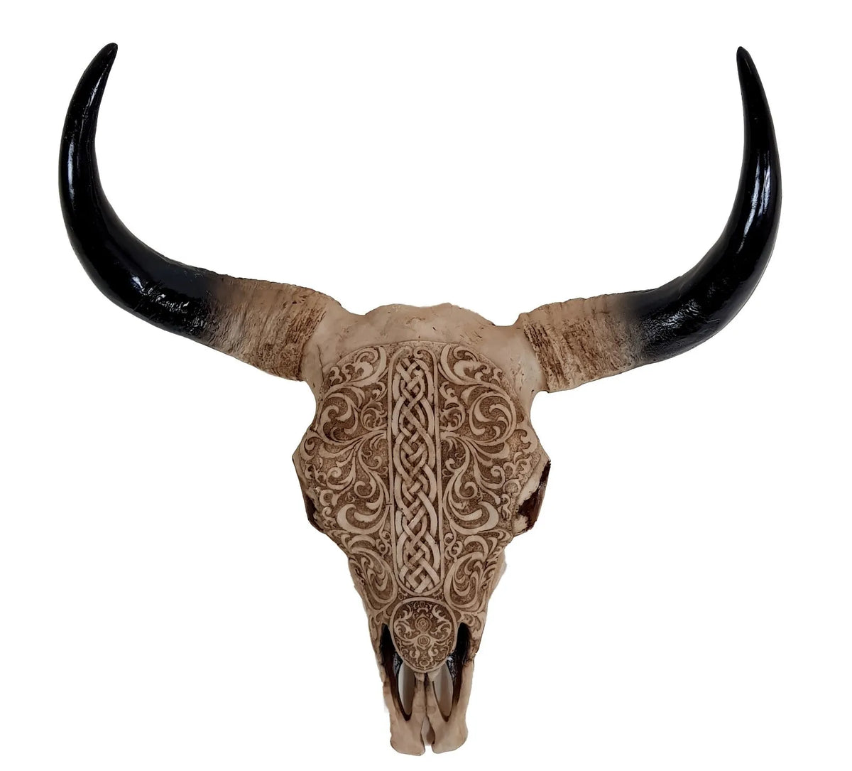 Tribal Cow Skull | Wall Plaque