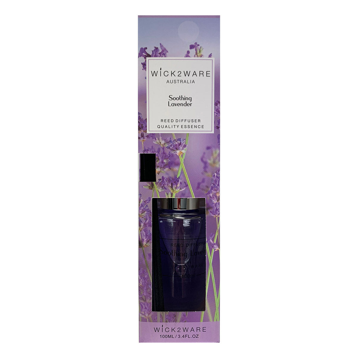 Wick2Ware Reed Diffuser 100ml &#39;Soothing Lavender&#39;