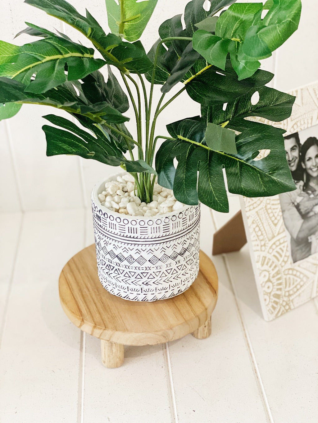 Liven up your indoor spaces with our Artificial Ferns in White Moroccan Style Pot. Perfect for a windowsill display or adding a splash of green to a bathroom or bedroom, without the hassle of maintenance.| Bliss Gifts &amp; Homewares | Unit 8, 259 Princes Hwy Ulladulla | South Coast NSW | Online Retail Gift &amp; Homeware Shopping | 0427795959, 44541523