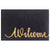 Our Black Welcome Door Mat is the perfect way to create a welcoming feel to your home before your guests even step foot inside with its beautiful design. Made from Natural coir fibres. PVC backing. Measures: 40x60x1.5cm. Shop Online. AfterPay Available. Australia Wide Shipping | Bliss Gifts & Homewares - Unit 8, 259 Princes Hwy Ulladulla - 0427795959, 44541523